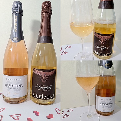 Singletree Winery Merryfield 2016 and Masottina Rosé Brut Prosecco sparkling wines