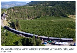 The Grand Sommelier Express celebrates Bottleneck Drive and the Kettle Valley