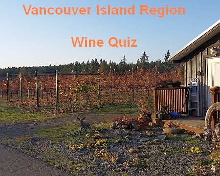 Vancouver Island Region wine quiz