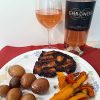 Chronos Rose 2022 with Grilled Pork Chop Pairing