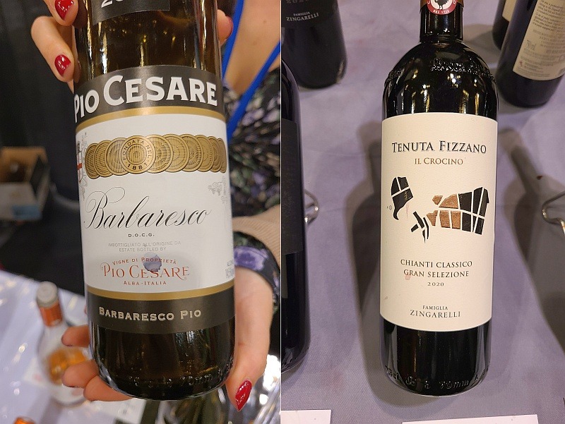Pio Cesare Barbaresco 2019 and Rocca delle Macie Tenuta Fizzano Il Crocino Chianti Classico Gran Selezione DOCG 2020 wines