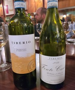 Tiberio Trebbiano d'Abruzzo 2023 and Tiberio Fonte Canale Trebbiano d'Abruzzo 2019 wines