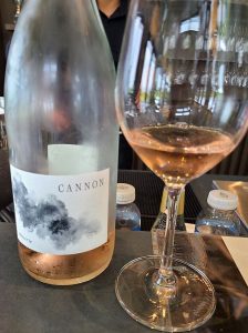 Cannon Estate Winery Reverie 2021 with wine in glass