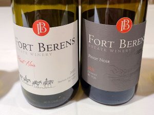 Fort Berens Estate Winery Pinot Noir wines