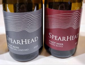 Spearhead Winery Pinot Noir wines