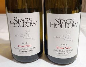 Stag’s Hollow Vineyard Pinot Noir wines