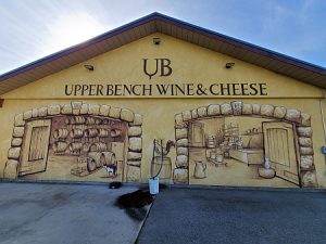 Upper Bench Estate Winery & Creamery wall