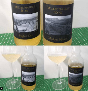 Millionaires Row High n Dry and Modern Miracle ciders