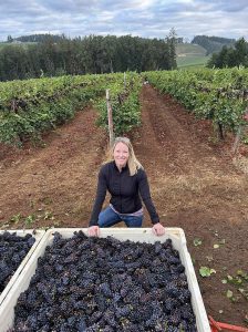 Solvero 2024 Harvest - Alison at Hyland Vineyard, McMinnville AVA Oregon