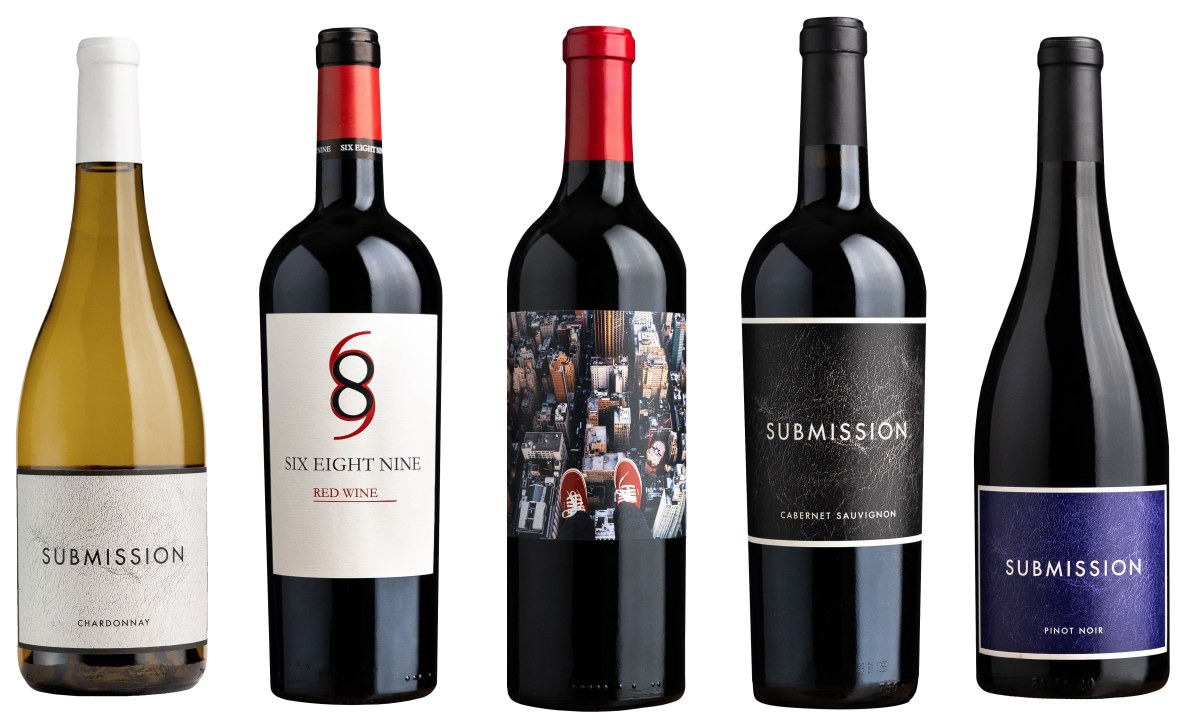Lineup of 689 Cellars Wines poured at the International Festival Tasting Room