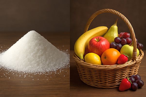 Sweet versus fruity