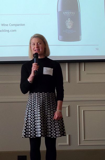 Victoria Angove talks about their wines in the McLaren Vale