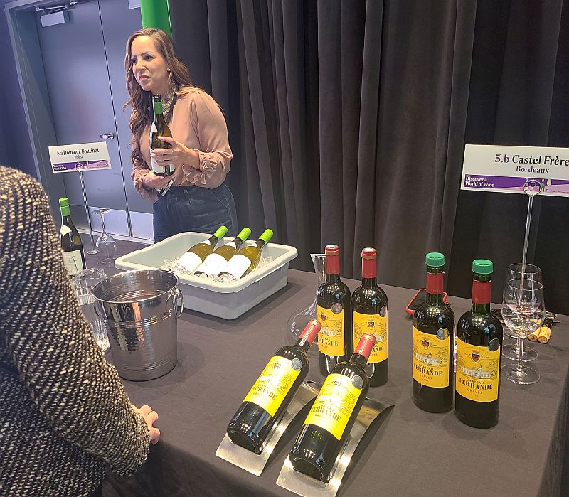 Domaine Boutinot and Castel Frères wines at the Taste of France LaSalle College