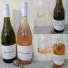 Blue Grouse Estate Winery Pinot Gris 2024 and Rosé 2024 with wines in glasses