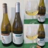 Cave Spring Vineyard Chardonnay 2024 and Cave Spring Vineyard Estate Chardonnay 2024 with wines in glasses