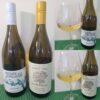 Henry of Pelham Family Estate Classic Chardonnay 2025 and Speck Brothers Family Tree The Goat Lady Chardonnay 2023 with wines in glasses