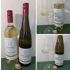 Township 7 Provenance Series, Blue Terrace Vineyard Sauvignon Blanc 2025 and Provenance Series Pinot Gris 2025 with wines in glasses