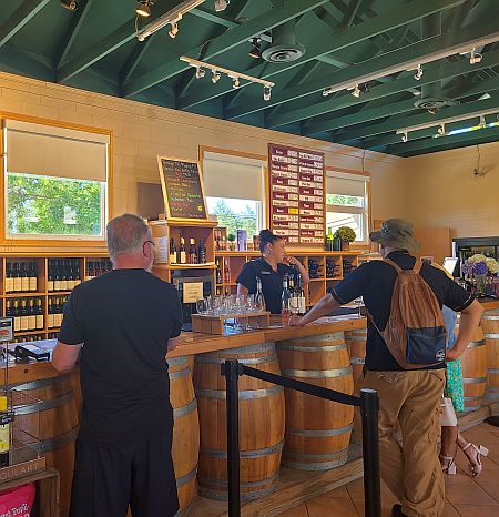 Chaberton Estate Winery tasting room