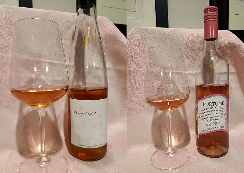 Reif Estate Winery Its Complicated Rosé 2024 and Reif Estate Winery Fortune Cabernet Rosé 2024 wines