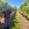 Winemaker Gary Zhygailo in the vineyard at Chaberton Estate Winery