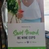 Swirl Around BC Wine Expo sign